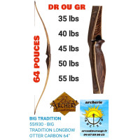 Big tradition longbow otter...