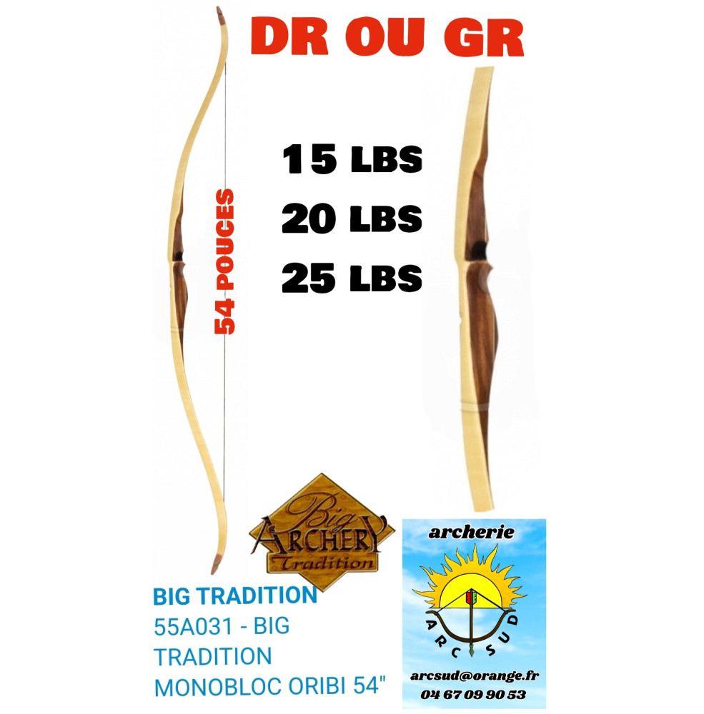 Big tradition arc chasse oribi ref 55a031