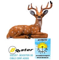 booster cible 3d cerf assis...
