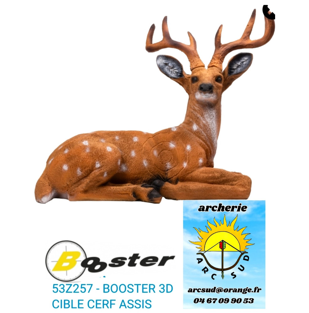 booster cible 3d cerf assis ref 53z257