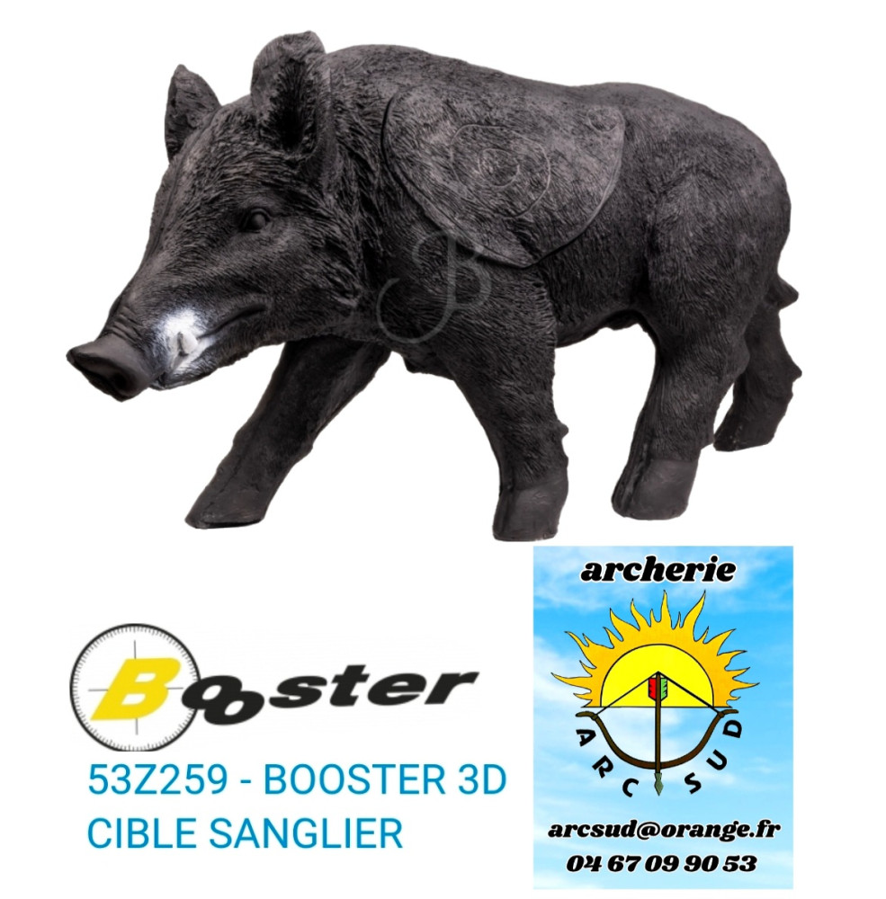 booster cible 3d sanglier ref 53z259