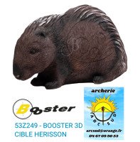 booster cible 3d herisson...