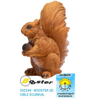 booster cible 3d ecureuil...