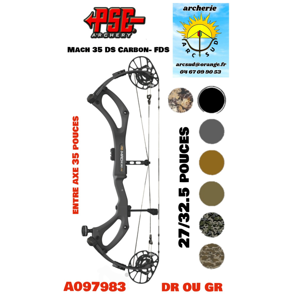 pse arc a poulie mach 35 carbon fds 2026 ( ref A097983 )
