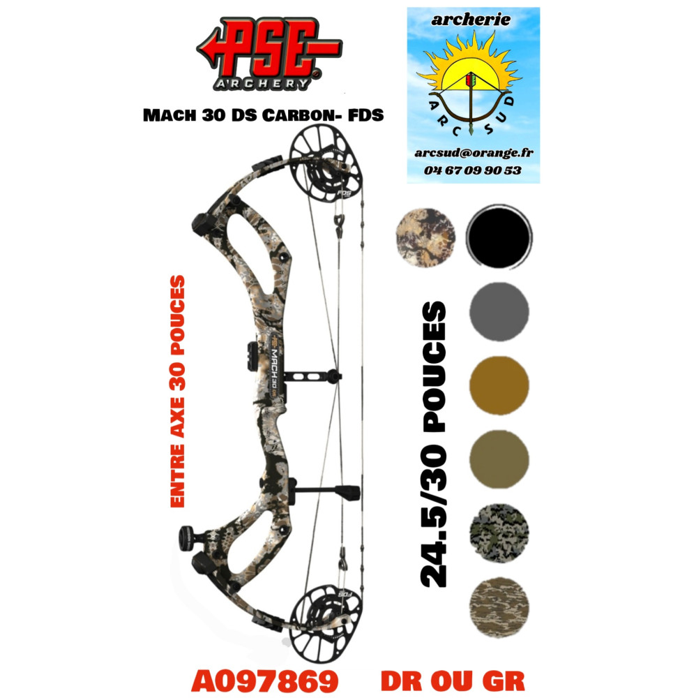 pse arc a poulie mach 30 carbon fds 2026 ( ref A097869 )