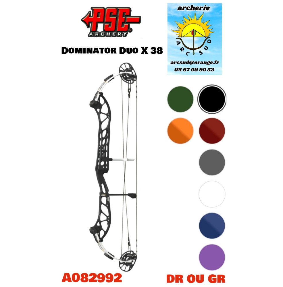 pse arc a poulie dominator duo x 38 2026 (ref A082992)