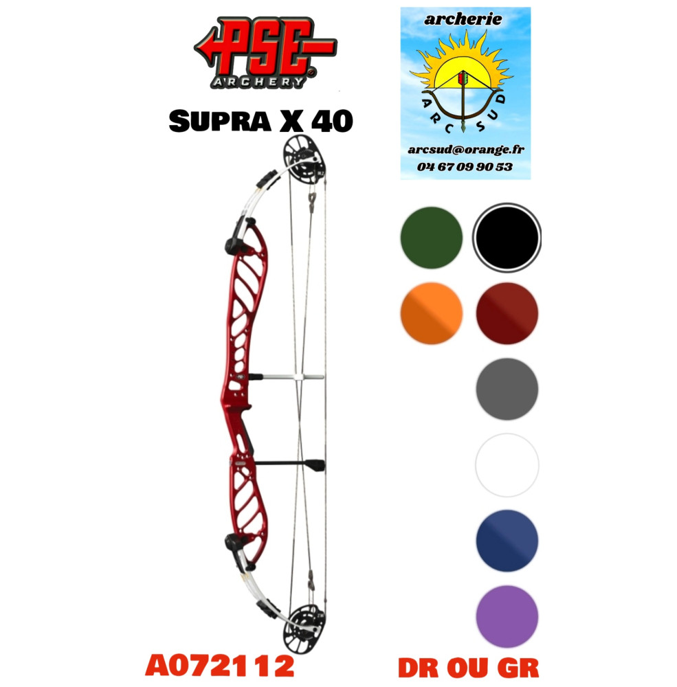 pse arc a poulie supra x 40 2026 (ref A072112)