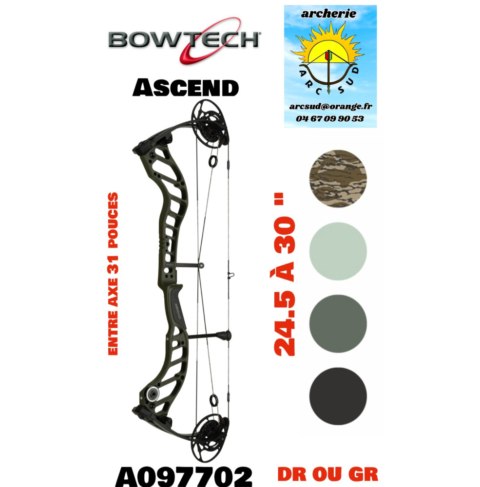 Bowtech arc à poulie ascend (2026) ref A097702