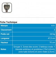 AA cible 3d Hibou 53A051