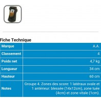 AA cible 3d Hibou dans un tronc 53B105