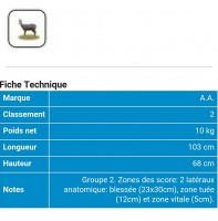 AA cible 3d Chamoix 537602