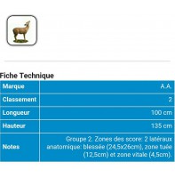 AA cible 3d Cerf qui mange 535114