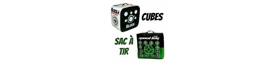 cubes et sac à tir 