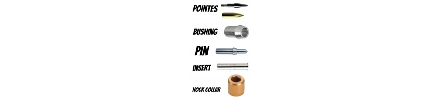 pointes bushing insert pin nock collar