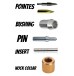 pointes bushing insert pin nock collar