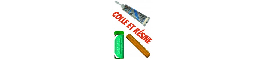 colle et résine