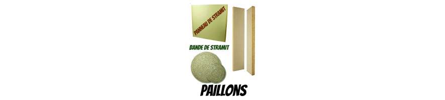 Paillons et stramit 