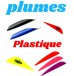 plumes plastiques