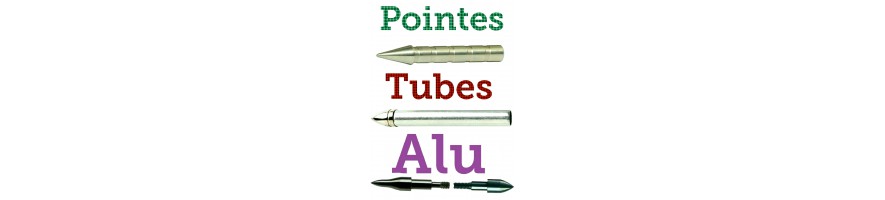 pointes tubes alu
