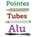 pointes tubes alu